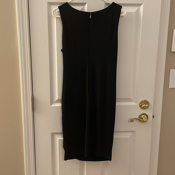 Thalia Sodi Black Dress With Ties Up Side - Picture 4 of 7